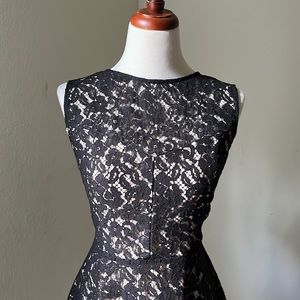 Black dress- Nude under slip